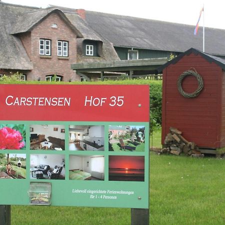Ferienhof-Carstensen-Wohnung-Leuchtturm Süderende Exteriör bild