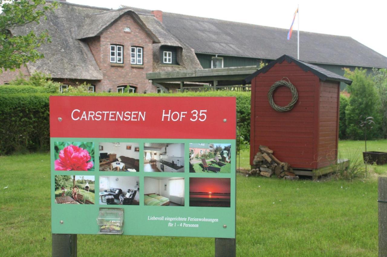 Ferienhof-Carstensen-Wohnung-Leuchtturm Süderende Exteriör bild